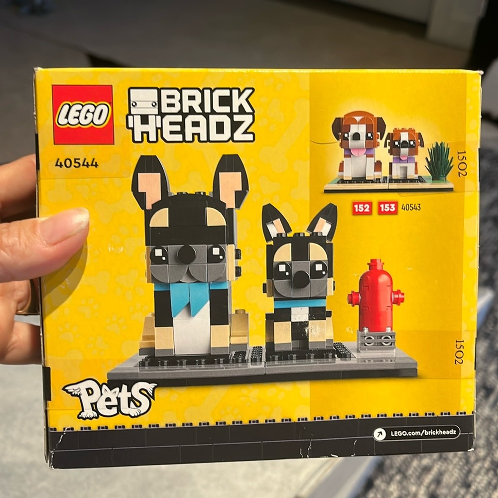 Lego French Bulldog Puzzle.